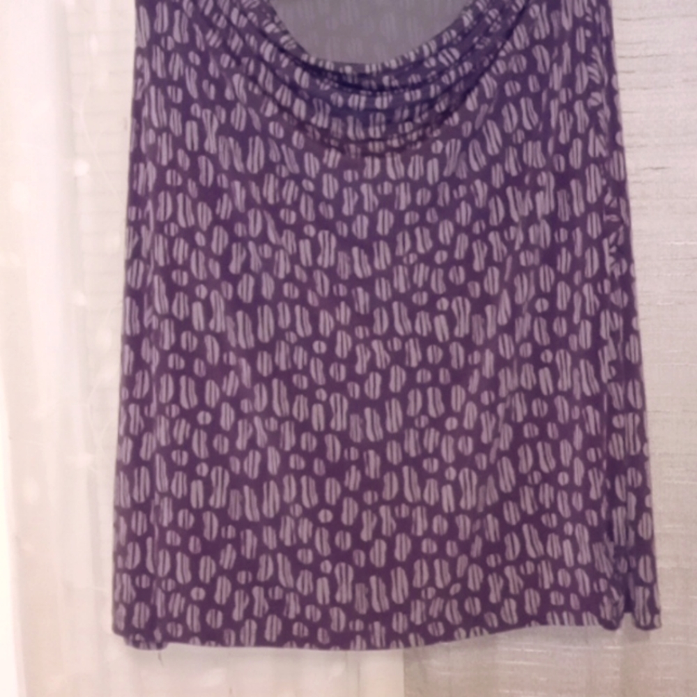 Blouse size 2X, Croft and Barrow, purple, Rayon